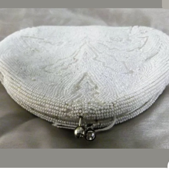 Vintage Bon Soir Beaded Clutch Purse Japan - Picture 6 of 8
